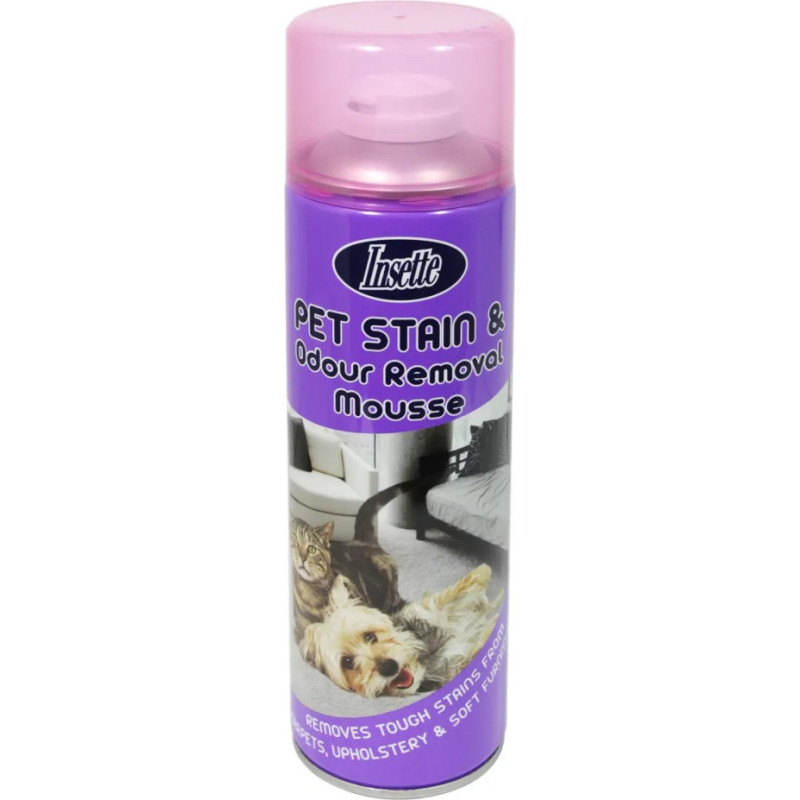 Insette cleaning agent - foam for removing animal stains and odors 500ml