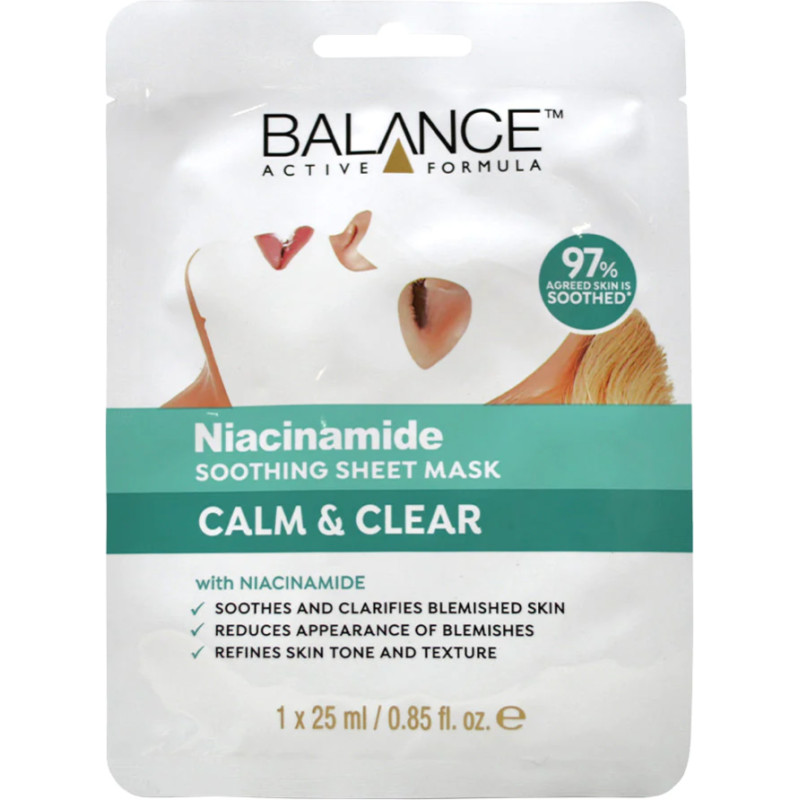 CREIGHTONS Balance Active Formula sejas maska ar niacinamīdu 1x25ml