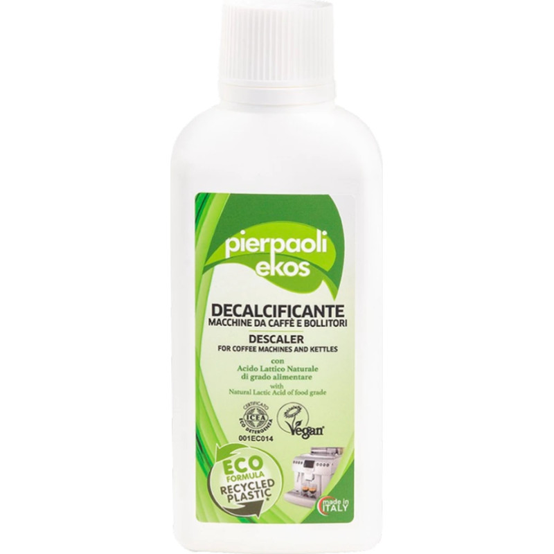 PIERPAOLI EKOS descaler for coffee machines and kettles with natural lactic acid 250 ml