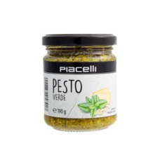 Piacelli Itāļu antipasti pesto ar baziliku un ciedru riekstiem - pesto verde 190g