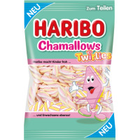 Haribo Chamallows Twirlies zefīri 200g