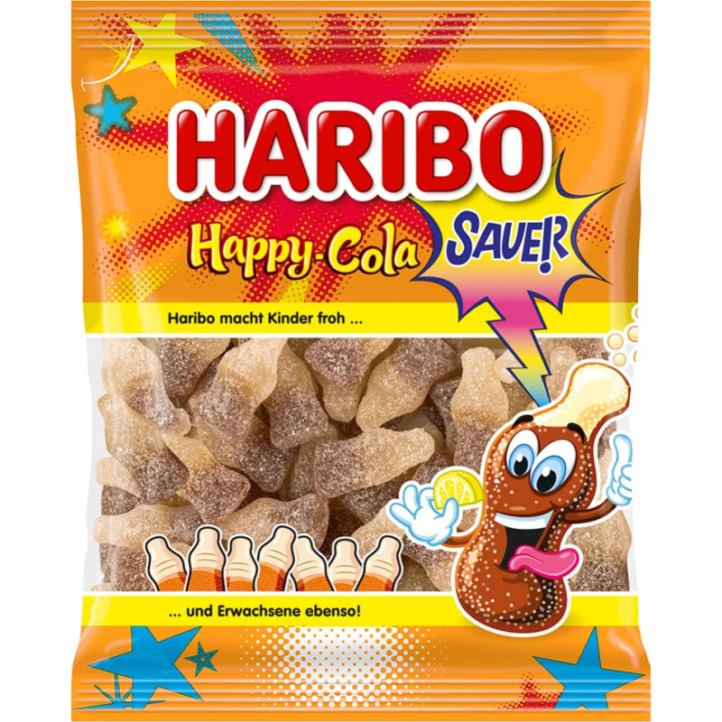 Конфеты желейные Haribo Happy Cola Sauer 175 г
