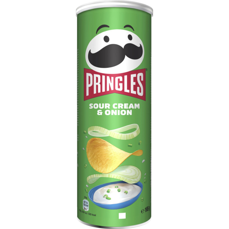 Pingles chips with cream and onion flavor 165g