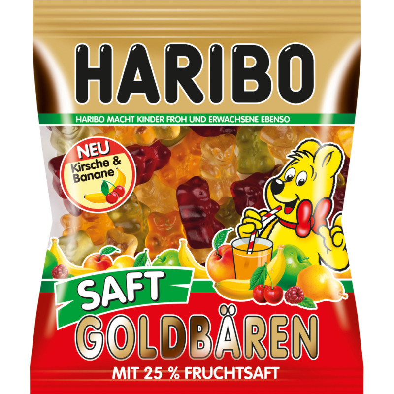 Конфеты желейные Haribo Saft-Golbaren 160г