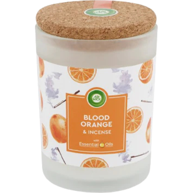 AIR WICK candle with blood orange and incense aroma 185g