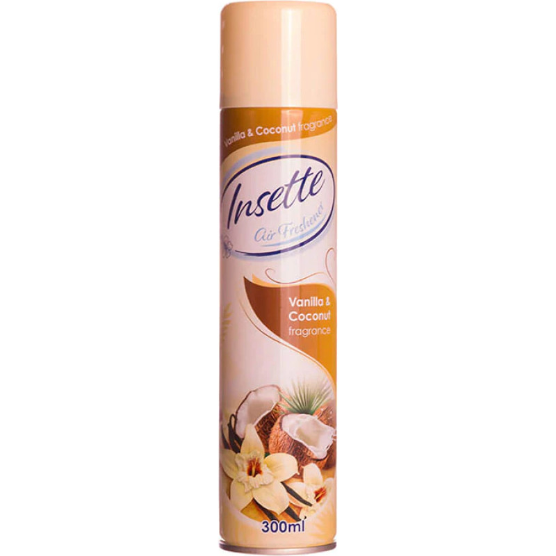 Insette gaisa atsvaidzinātājs ar vaniļas un kokosriekstu aromātu 300ml