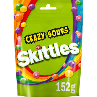 SKITTLES Crazy Sours dražejas 152g