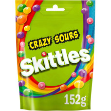 SKITTLES Crazy Sours dražejas 152g