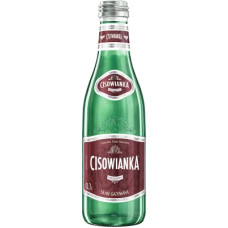 Вода минеральная Перлаж (Цисовянка) сильногазированная в стеклянной бутылке 0,3л.