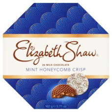 ELIZABETH SHAW milk chocolate with peppermint and wafer crunch 162g