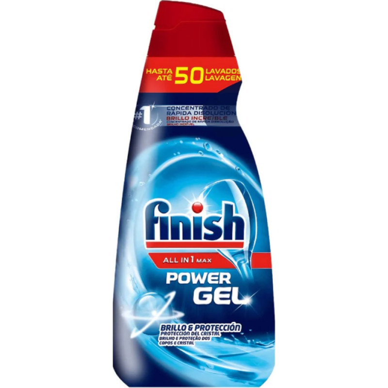 FINISH Allin1 Max Power Regular dishwasher detergent gel (50x) 1L