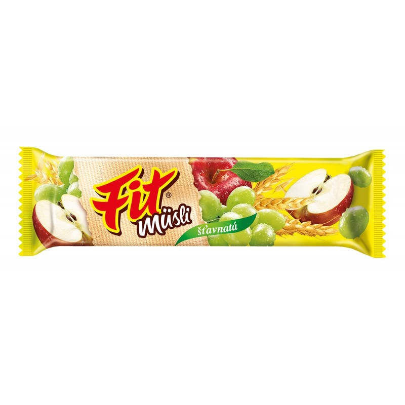 Батончик мюсли FIT с кусочками фруктов 30 г