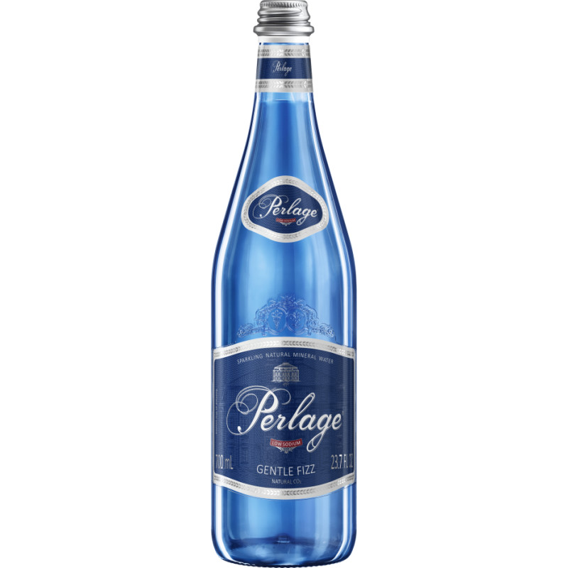 PERLAGE lightly carbonated mineral water in a glass bottle 700ml