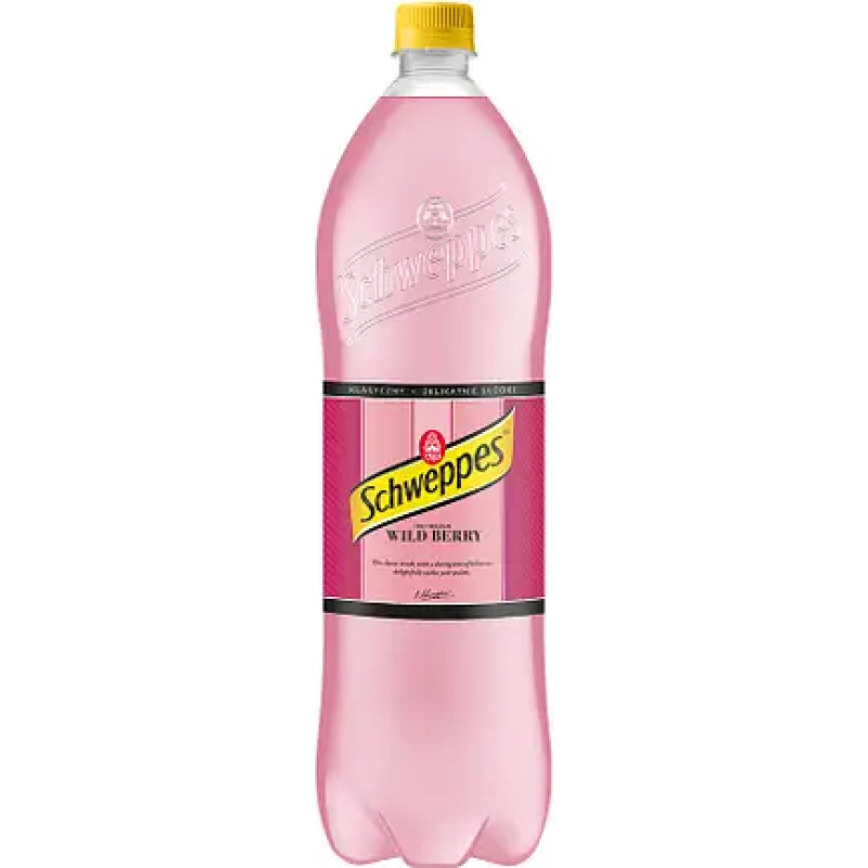 Schweppes carbonated drink with wild berry flavor 1.35L