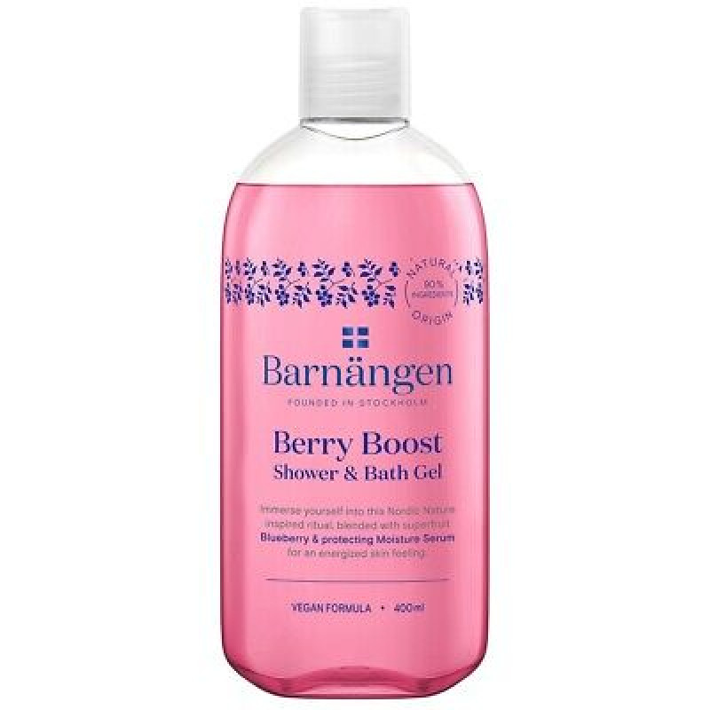 BARNANGEN Berry Boost shower and bath gel 400ml
