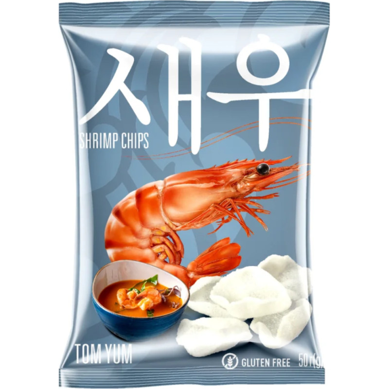 SAEU shrimp snacks with TomYum flavor 50g