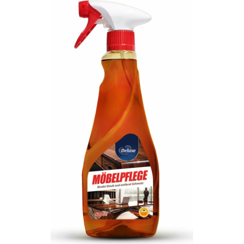DELUXE furniture cleaner and polish with wax 500ml