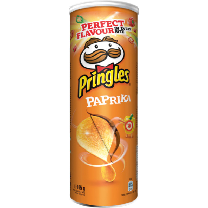 Pringles Paprika chips with paprika flavor 165g