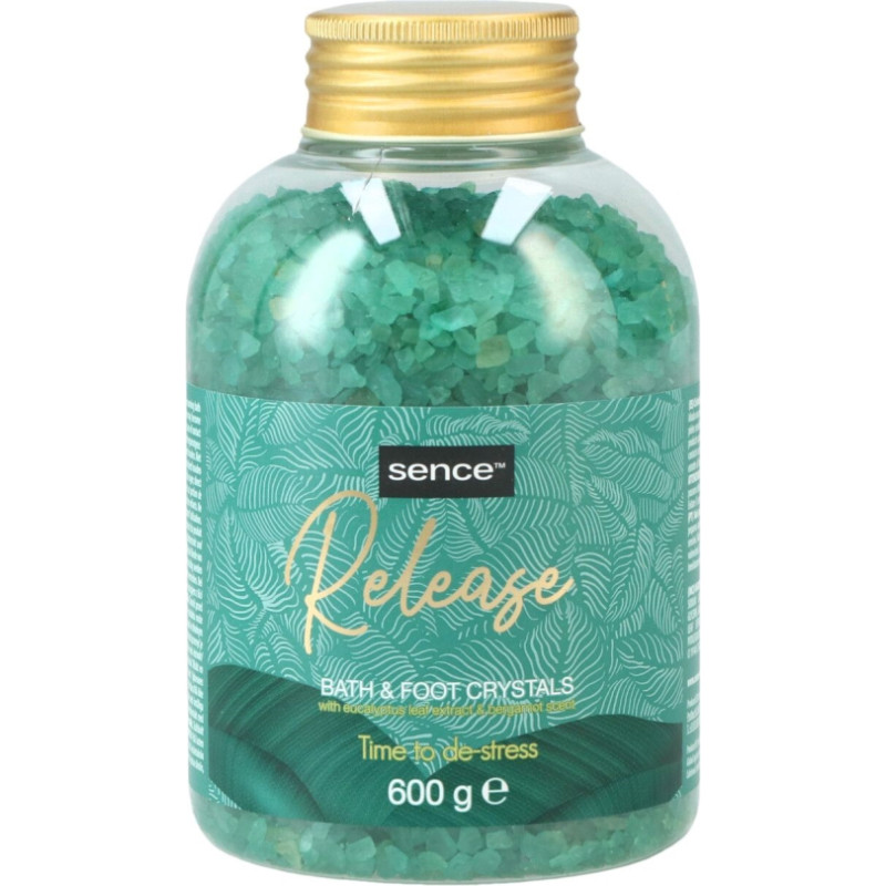 Sence Release bath salt with eucalyptus leaf extract and bergamot scent 600g