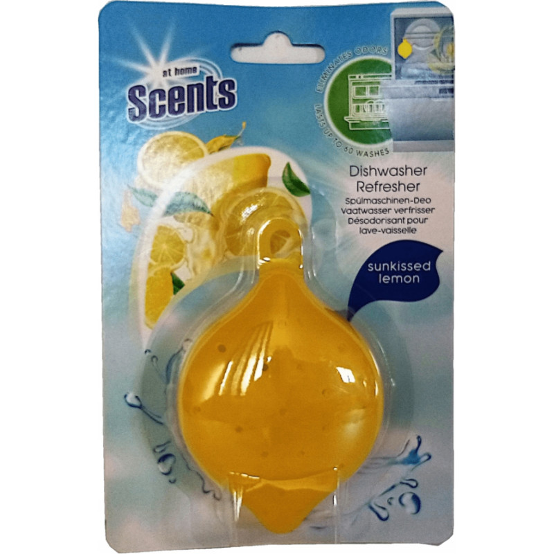 AT HOME Scents trauku mazgājamās mašīnas atsvaidzinātājs ar citronu aromātu 12g
