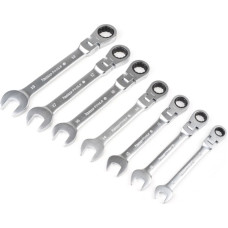 Kamasa Tools Kombinēto uzgriežņu atslēgu komplekts ar sprūdratu, elastīgs, 10-19 mm