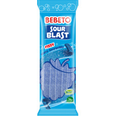 BEBETO Sour Blast Fizzy Raspberry želejas konfektes 180g