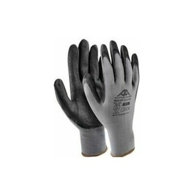 Active Gear WORK GLOVES ACTIVE GRIP G3240 WITH PROTECTIVE COATING SIZE 10/XL (G3240)