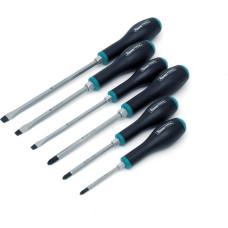 Kamasa Tools Skrūvgriežu komplekts ar caurejošu asmeni 6-daļ