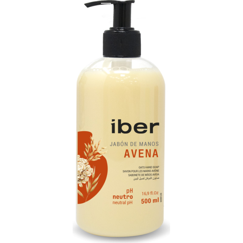 Iber šķidrās ziepes ar auzu ekstraktu 500ml