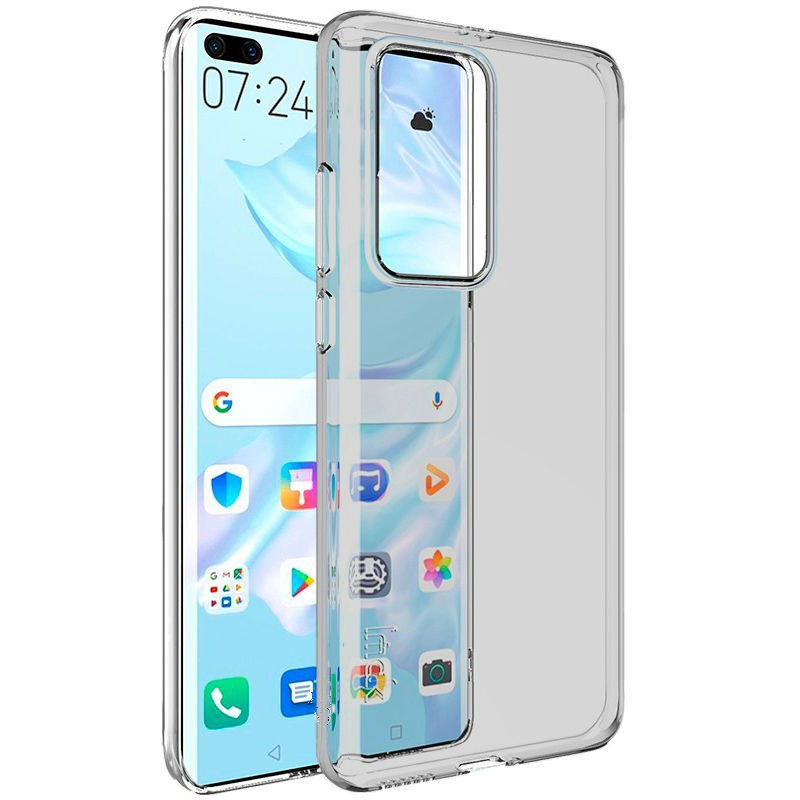Evelatus Aizmugurējais vāciņš Evelatus Huawei P40 Pro Clear Silicone Case 1.5mm TPU Transparent
