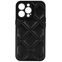 Ilike Aizmugurējais vāciņš iLike Samsung GALAXY A14 4G LEATHER 3D CASE Black