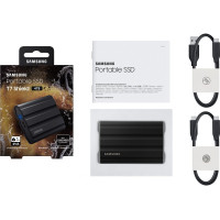Samsung Datoru piederumi Samsung  SAMSUNG Portable SSD T7 Shield 4TB Black
