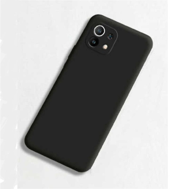 Evelatus Aizmugurējais vāciņš Evelatus Xiaomi Mi 11 Lite/11 Lite 5G/11 Lite 5G NE Nano Silicone Case Soft Touch TPU Black