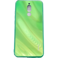 Evelatus Aizmugurējais vāciņš Evelatus Xiaomi Redmi 8 Water Ripple Full Color Electroplating Tempered Glass Green