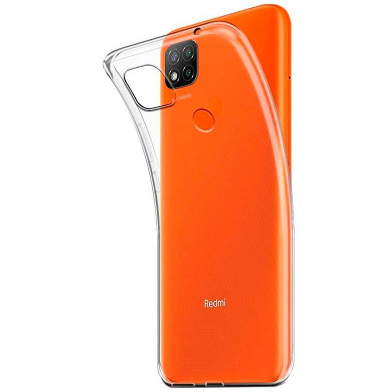 Evelatus Aizmugurējais vāciņš Evelatus Xiaomi Redmi 9C / 10A Clear Silicone Case 1.5mm TPU Transparent