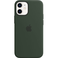 Apple Aizmugurējais vāciņš Apple - MHKR3ZM/A Apple Silicone Magsafe Cover for iPhone 12 Mini Cypress Green