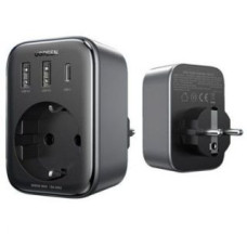Ugreen Adapteris Ugreen  charger 30W (2xUSB/USB C/AC) / adapter EU - EU 13A Ugreen CD314 Black