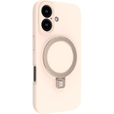 Evelatus Aizmugurējais vāciņš Evelatus Apple iPhone 16 Premium Magsafe with Stand Soft Touch Silicone Case Pink Sand