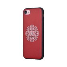 Devia Aizmugurējais vāciņš Devia Apple iPhone 7/8 Flower Embroidery Case Red