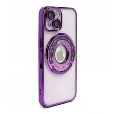 Ilike Aizmugurējais vāciņš iLike Apple iPhone 15 IH MAGSAFE HIDDEN STAND COVER Purple