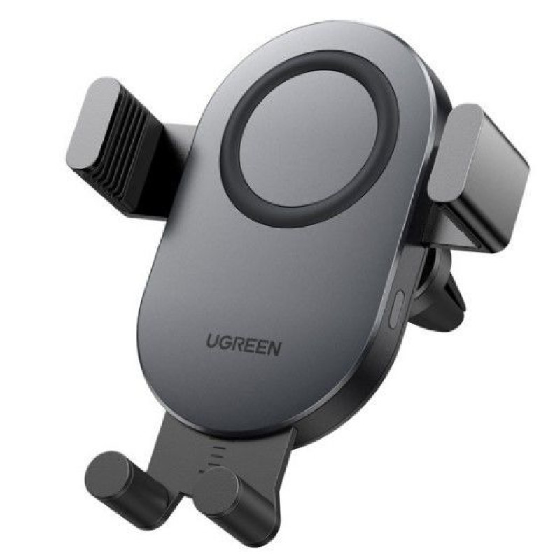 Ugreen Auto turētājs Ugreen  Car Qi Wireless Charger 15W Car Phone Holder on Ventilation Grille Black (40118 CD256) Black