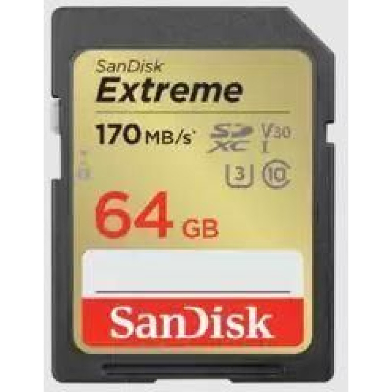 Sandisk By Western Digital Cita datorprece SANDISK BY WESTERN DIGITAL  MEMORY SDXC 64GB UHS-1/SDSDXV2-064G-GNCIN SANDISK