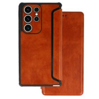 Ilike Atveramie maciņi iLike Samsung GALAXY A14 5G RAZOR LEATHER BOOK HOLSTER Brown