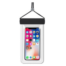 Ilike Maciņš universāls sportam iLike Universal Waterproof phone case 115 mm x 220 mm pool beach bag Black