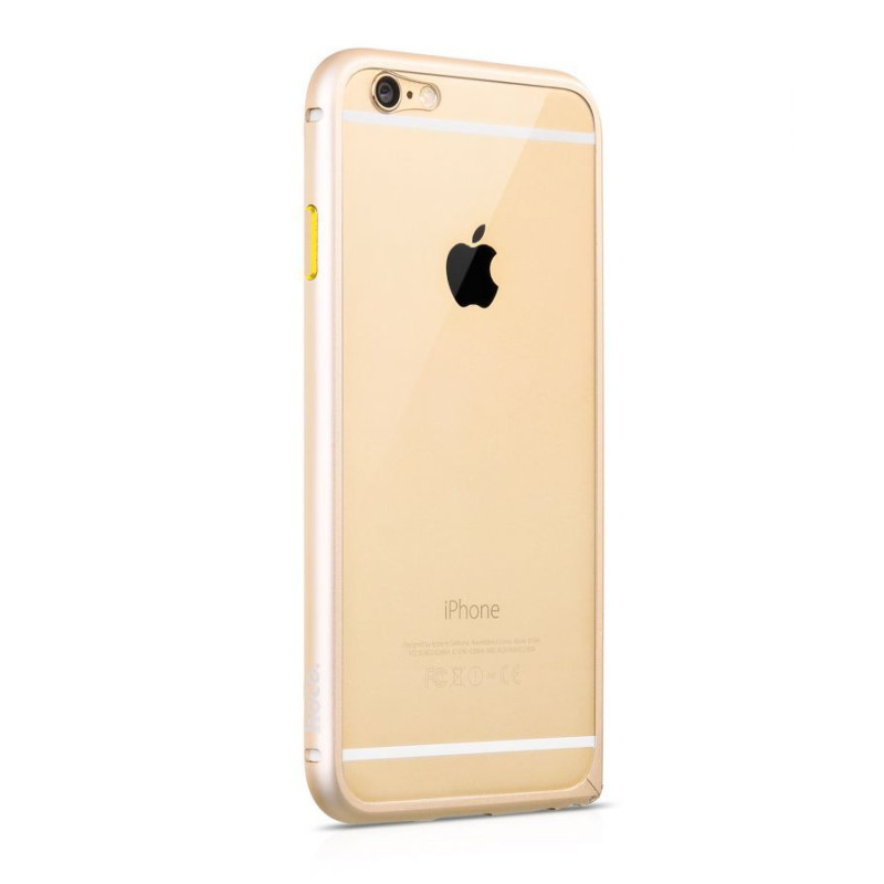 Apple Aizmugurējais vāciņš Apple  Apple iPhone 6 / 6s  Blade Series Aluminium Bumper HI-T022 Gold