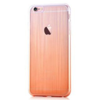Devia Aizmugurējais vāciņš Devia Apple iPhone 6/6s Plus Azure soft case Orange