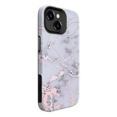 Evelatus Aizmugurējais vāciņš Evelatus Apple iPhone 15 Armor case TPU+PC Customized Print Design Silver