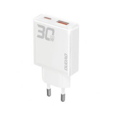 Dudao Adapteris Dudao  GaN Dudao A30EU 30W USB-A / USB-C Wall Charger - White
