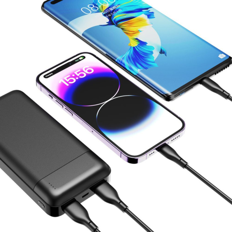 Dudao Ārējais akumulators Dudao  Powerbank Dudao K18 Pro 20000mAh USB-A / USB-C / Micro USB - black