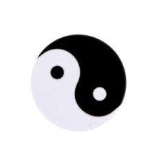 Ilike Universāls turētājs (Popsocket) iLike  Universal Pop Holder Yin Yang Black White
